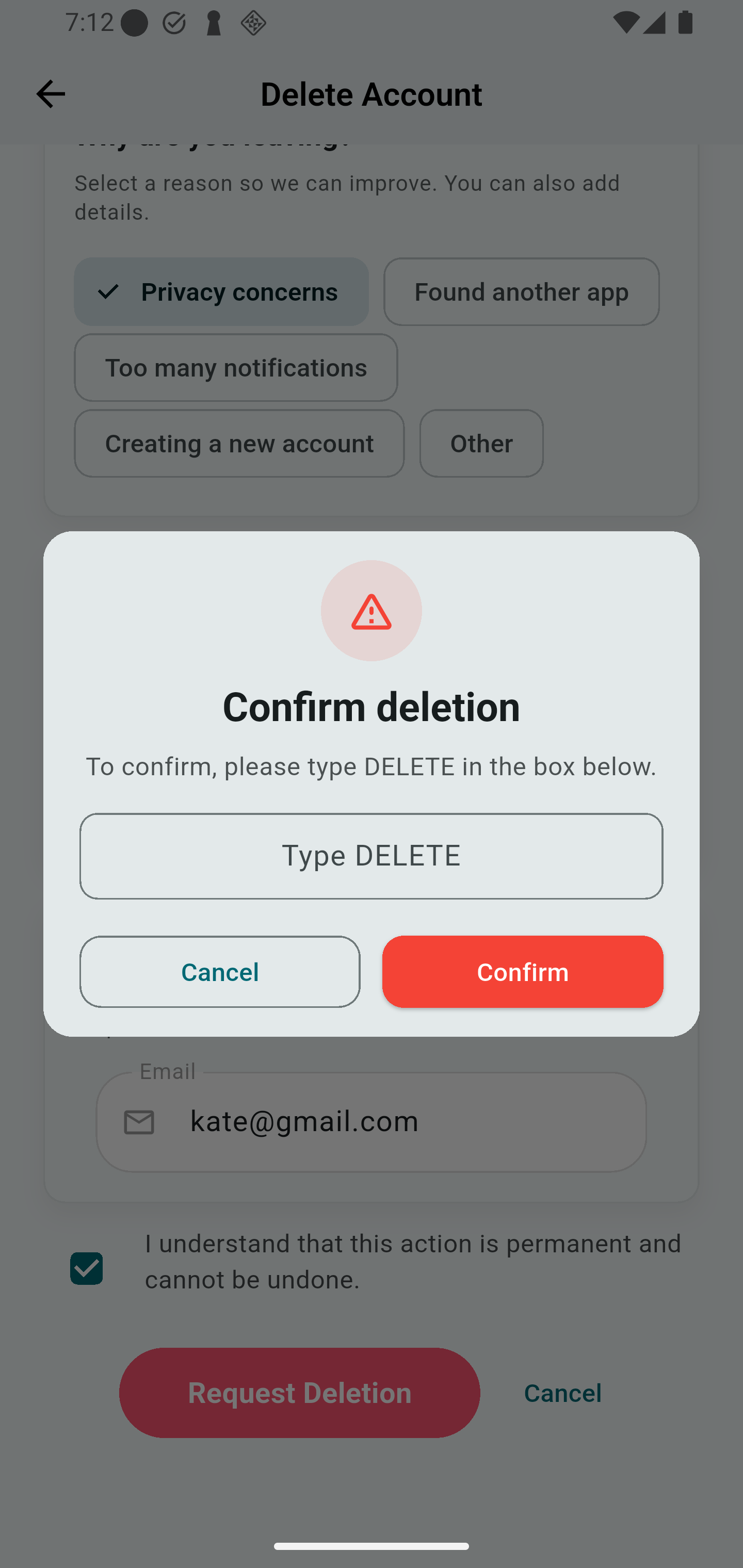 Why are you leaving section with reasons and additional details field